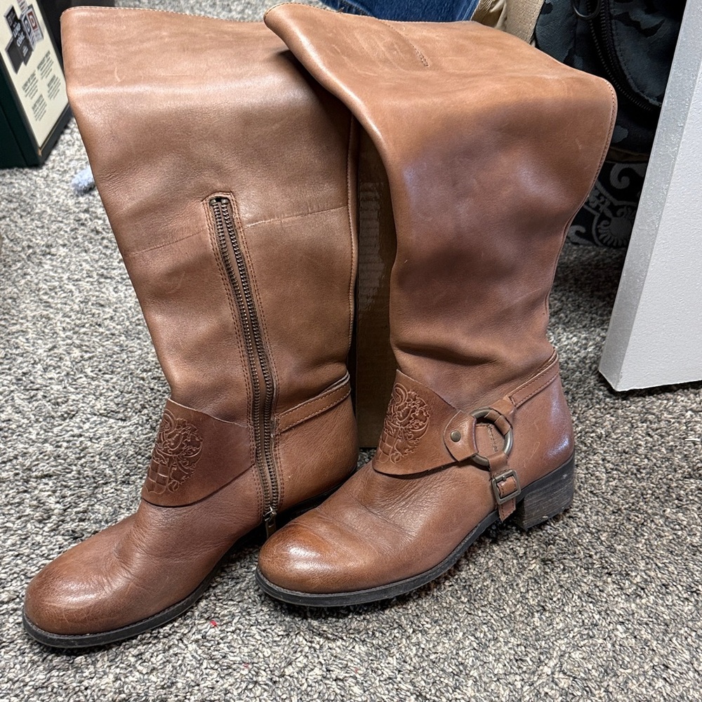 Vince Camuto Brown Over the Knee Boots